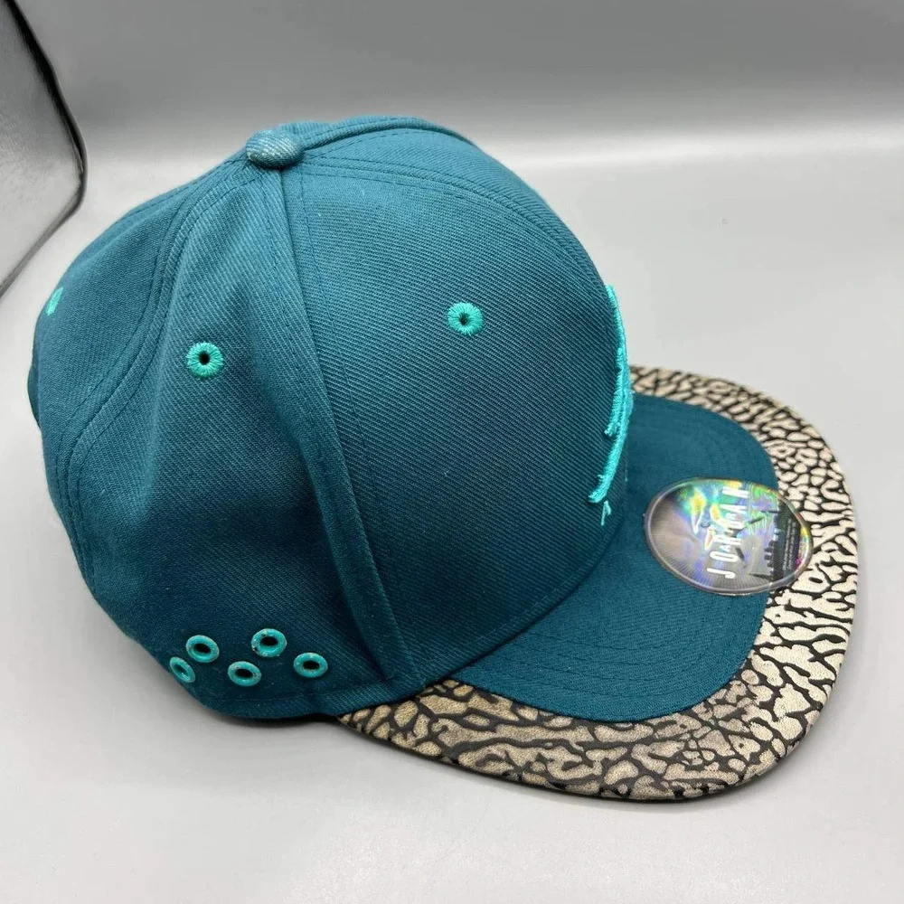 Air Jordan Hat Men‎ Blue Cement Elephant Embroidered Jumpman Strap Back Cap